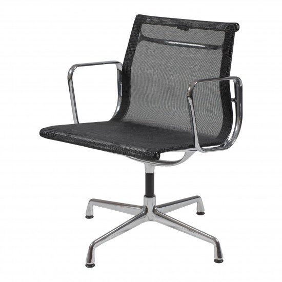 Charles Eames Ea-108 chair with black mesh