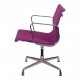 Charles Eames Ea-108 with purple hopsak fabric