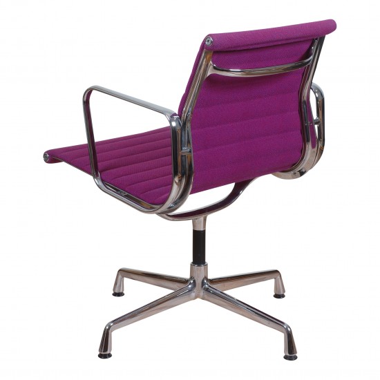 Charles Eames Ea-108 with purple hopsak fabric