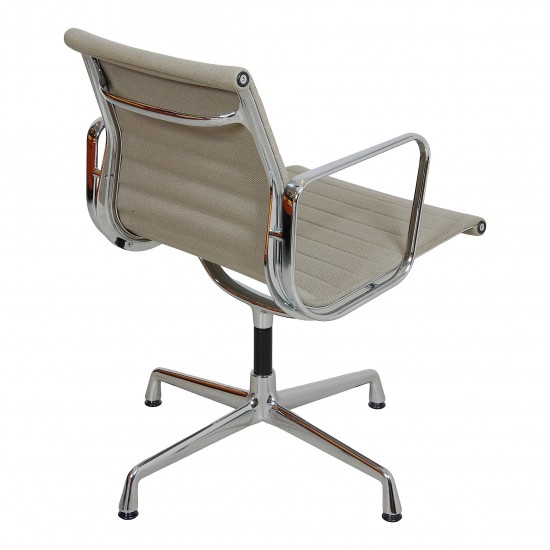 Charles Eames Ea-108 with green hopsak fabric