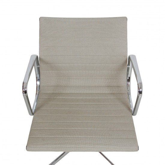 Charles Eames Ea-108 with green hopsak fabric