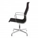 Charles Eames Ea-109 chair with black hopsak fabric