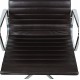 Charles Eames Ea-109 chair in dark brown leather