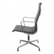 Charles Eames Ea-109 chair in dark brown leather