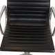 Charles Eames Ea-117 office chair in black leather Aluminium