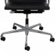 Charles Eames Ea-117 office chair in black leather Aluminium