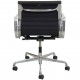 Charles Eames Ea-117 office chair in black leather Aluminium