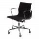 Charles Eames office chair, EA-117 with black hopsak fabric 