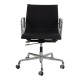 Charles Eames EA-117 office chair in black Hopsak fabric