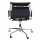 Charles Eames EA-117 office chair in black leather and chrome