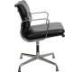 Charles Eames EA-208 chair in black leather