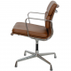 Charles Eames Ea-208 chair in brown leather