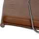 Charles Eames Ea-208 stol i brun læder