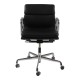 Charles Eames Office chair, EA-217 with black leather