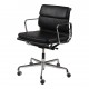 Charles Eames Office chair, EA-217 with black leather