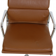 Charles Eames Ea-217 kontorstol i brun læder