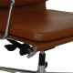 Charles Eames Ea-217 office chair in brown leather