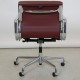 Charles Eames EA-217 Softpad office chair in red/brown premium leather