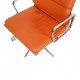 Charles Eames EA-217 Softpad kontorstol i cognac læder