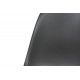 Sæt med 2 mørkegrå Charles Eames DSR spisebordsstole