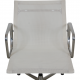 Charles Eames Chair Ea-108 in white mesh, Aluminium base