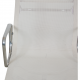 Charles Eames Chair Ea-108 in white mesh, Aluminium base