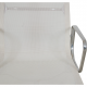 Charles Eames Chair Ea-108 in white mesh, Aluminium base