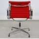 Charles Eames Ea-108 chair in red Hopsak fabric 