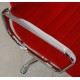 Charles Eames Ea-108 chair in red Hopsak fabric 