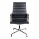 Charles Eames Ea-109 chair with black leather