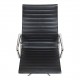 Charles Eames Ea-109 chair with black leather