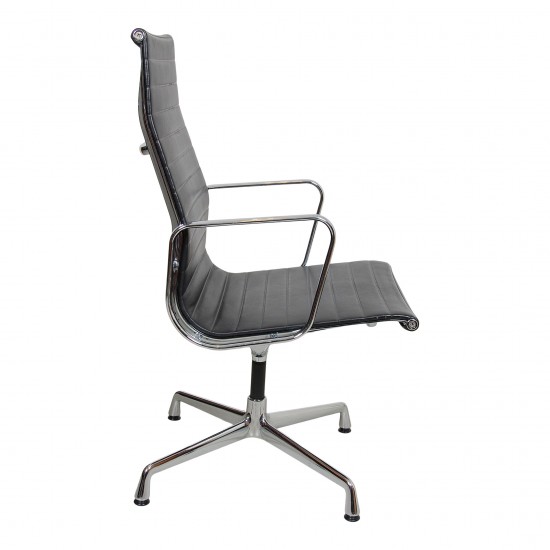 Charles Eames Ea-109 chair with black leather