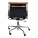 Charles Eames EA-115 office chair in cognac leather