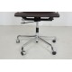 Charles Eames Ea-119 office with dark brown leather