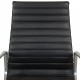 Charles Eames Ea-119 office chair in black leather
