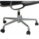 Charles Eames Ea-119 office chair in black leather