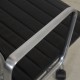 Charles Eames Ea-119 office chair in black leather