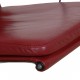 Charles Eames Ea-208 chair in dark red leather