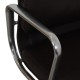 Charles Eames Ea-217 office chair in dark brown leather