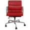 Charles Eames Ea-217 office chair in red leather