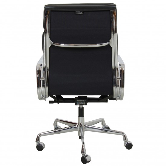 Charles Eames Ea-219 Softpad kontorstol i sort læder