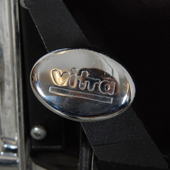 Charles Eames Ea-219 kontorstol i sort læder