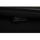 Charles Eames EA-222 Softpad Chair with black leather and chrome frame