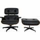 Charles Eames Lounge chair med skammel i palisander