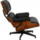 Charles Eames Lounge chair med skammel i palisander