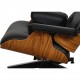 Charles Eames Lounge chair med skammel i palisander