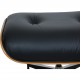 Charles Eames Lounge chair med skammel i palisander