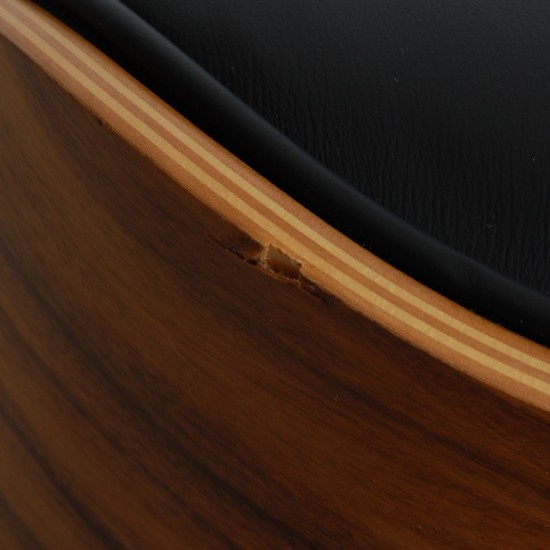 Charles Eames Lounge chair med skammel i palisander