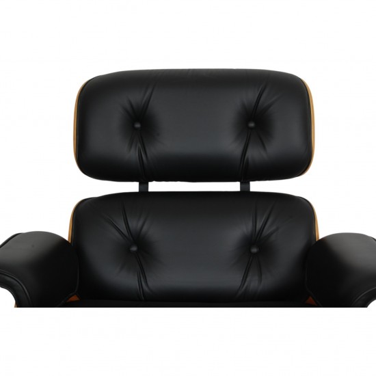 Charles Eames Lounge chair med skammel i palisander