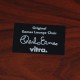 Charles Eames Lounge Skammel i sort læder og palisander